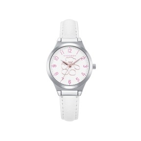 Reloj Viceroy Blanco y Plateado Analógico Niña 401322-04