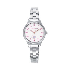 Reloj Viceroy Plateado y Rosa Analógico Niña 401324-04