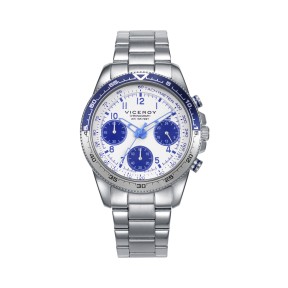 Reloj Viceroy Next Plateado y Azul Cronógrafo Niño 401465-04