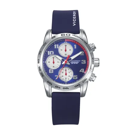 Reloj Viceroy Next Azul y Plateado Cronógrafo Niño 401469-35