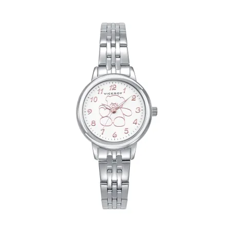 Reloj Viceroy Sweet Plateado Osito Analógico Niña 401328-05