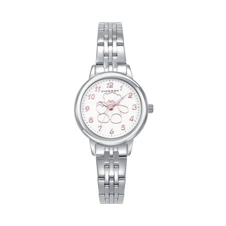 Reloj Viceroy Sweet Plateado Osito Analógico Niña 401328-05
