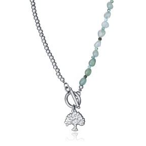 Collar Viceroy Fashion Árbol de la Vida Acero y Piedras...