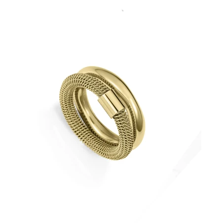 Anillo Viceroy Fashion Acero Baño Oro Mujer 14345A01812