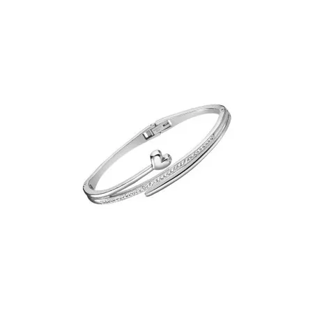 Pulsera Lotus Style Corazón Acero y Circonitas LS1843-2/1
