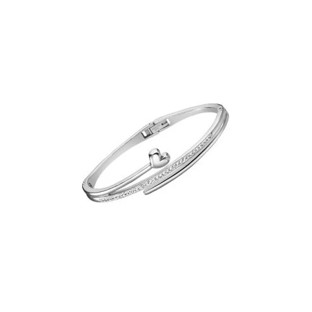 Pulsera Lotus Style Corazón Acero y Circonitas LS1843-2/1