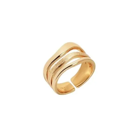 Anillo Vidal&Vidal Mar 3 Tiras Baño Oro X478731214