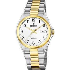 Reloj Festina Plateado y Dorado Analógico Hombre F20554/1