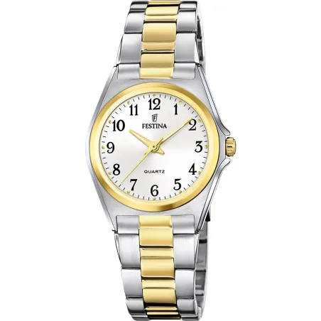 Reloj Festina Plateado y Dorado Analógico Mujer F20556/1