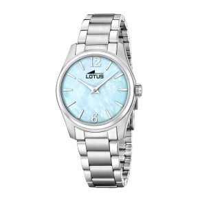 Reloj Lotus Classic Plateado y Azul Mujer Analógico 19061/3