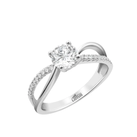 Anillo Lotus Silver Plata y Circonitas Mujer LP3742-3/114