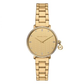 Reloj Michael Kors Pyper Dorado Analógico Mujer MK7572
