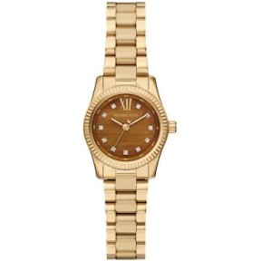 Reloj Michael Kors Dorado y Marrón Analógico Mujer  MK7578
