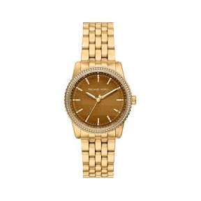 Reloj Michael Kors Bryant Dorado y Marrón Analógico Mujer...