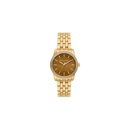 Reloj Michael Kors Bryant Dorado y Marrón Analógico Mujer MK7581