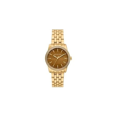 Reloj Michael Kors Bryant Dorado y Marrón Analógico Mujer MK7581