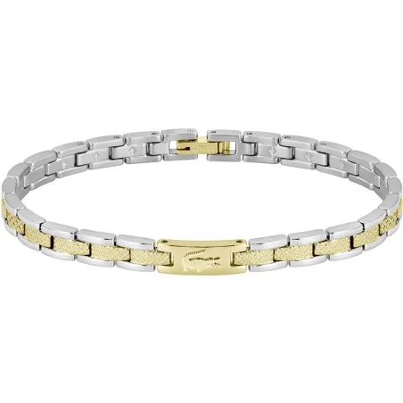 Pulsera Lacoste Metropole Acero Baño Bicolor Mujer 2040558 