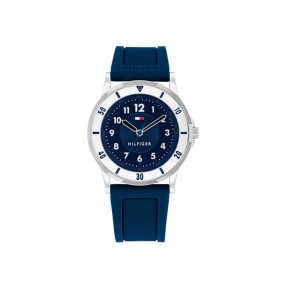 Reloj Tommy Hilfiger Kids Plateado y Azul Analógico Niño...
