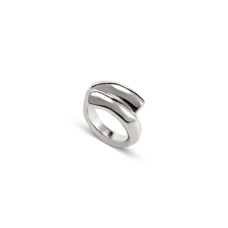 Anillo UNOde50 Forma Tubular Baño Plata ANI0709MTL000