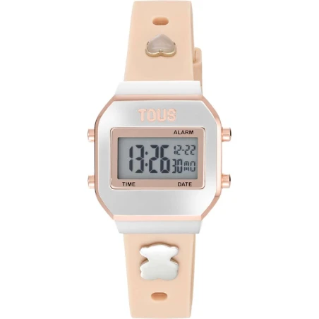 Reloj TOUS XPRESurSLF Plateado y Rosa Digital Niña 3000150900