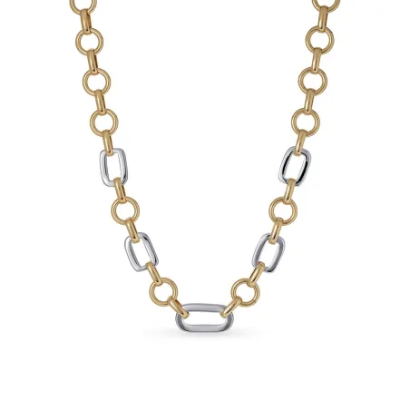 Collar Vidal&Vidal Bival Eslabones Baño Bicolor X9825642