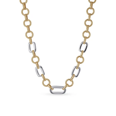 Collar Vidal&Vidal Bival Eslabones Baño Bicolor X9825642