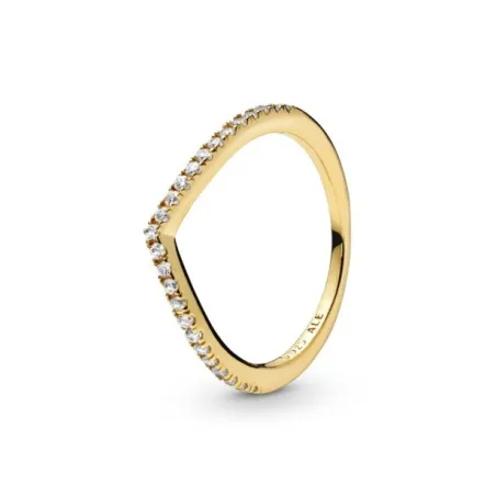 Anillo Pandora Deseo Tiara Baño Oro 168758C01