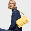 Bolso Bandolera TOUS Audree Studs Amarillo Mediano 2002375205 