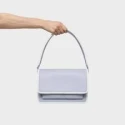 Bolso Bandolera TOUS Audree Pipings Azul Grisaceo Mediano 2002375134