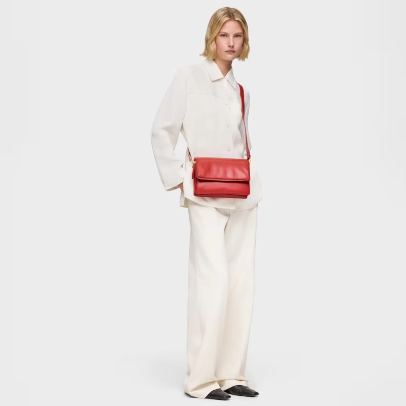 Bolso Bandolera TOUS Audree Soft Rojo Mediano 2002358317