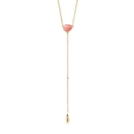 Collar PdPaola Stella Plata Baño Oro y Rodocrosita CO01-C28-U