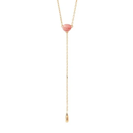 Collar PdPaola Stella Plata Baño Oro y Rodocrosita CO01-C28-U