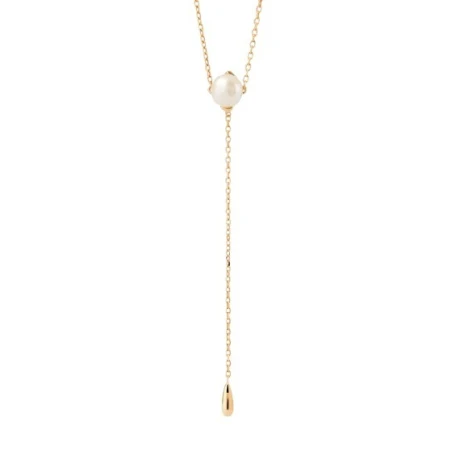 Collar PdPaola Stella Plata Baño Oro y Perla CO01-C30-U
