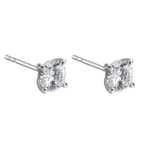 Pendientes Litta Fiore Oro Blanco 18kt y Diamantes 0,50 Cts LEA-101-003-UU