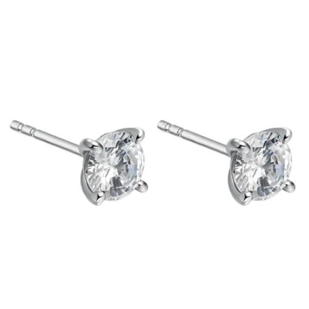 Pendientes Litta Fiore Oro Blanco 18kt y Diamantes 0,50 Cts LEA-101-003-UU