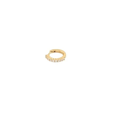 Pendiente Criolla Agatha Paris Plata Baño Oro y Circonitas blancas 02391231-137-TU