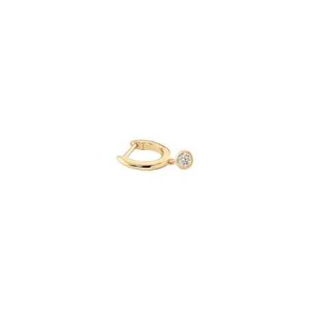 Piercing Criolla Agatha Paris Mix & Match Plata Baño Oro y Circonita Blanca 02391238-137-TU