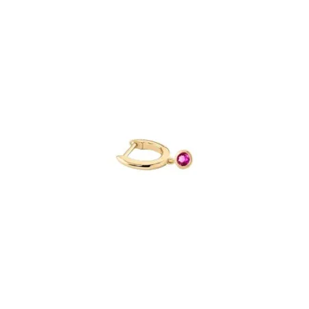 Piercing Criolla Agatha Paris Mix & Match Plata Baño Oro y Circonita Rosa 02391238-315-TU