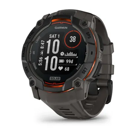Smartwatch Garmin Instinct® 3 – 50 mm, Solar Negro 010-02935-00