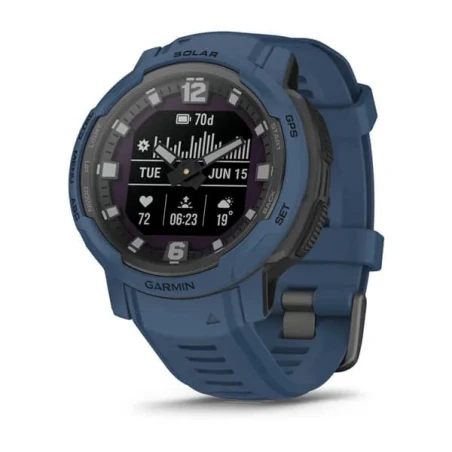 Smartwatch Garmin Instinct® Crossover Solar Azul 010-02730-02