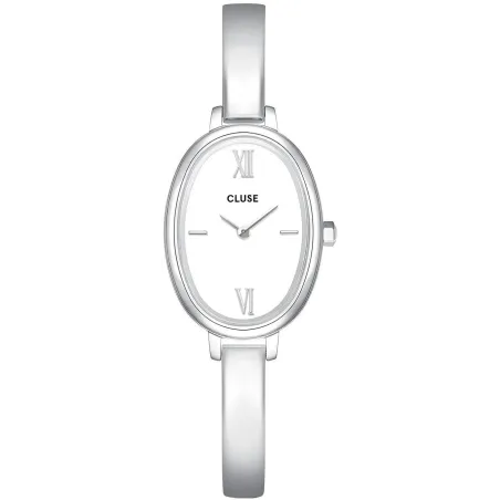 Reloj Cluse L'Ovale Acero Plateado Analógico Mujer CW16102