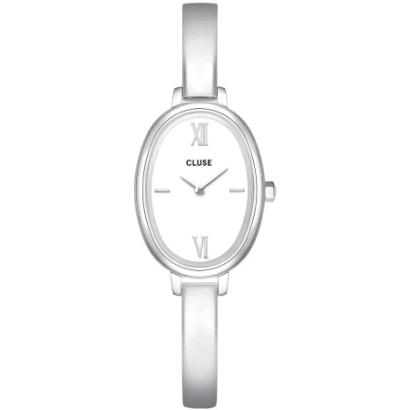 Reloj Cluse L'Ovale Acero Plateado Analógico Mujer CW16102