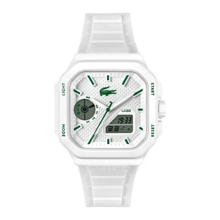 Reloj Lacoste LC33 Square Blanco Analógico-Digital Unisex 2011506