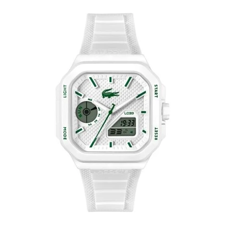 Reloj Lacoste LC33 Square Blanco Analógico-Digital Unisex 2011506