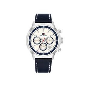 Reloj Tommy Hilfiger Kent Plateado y Azul Multifunción...