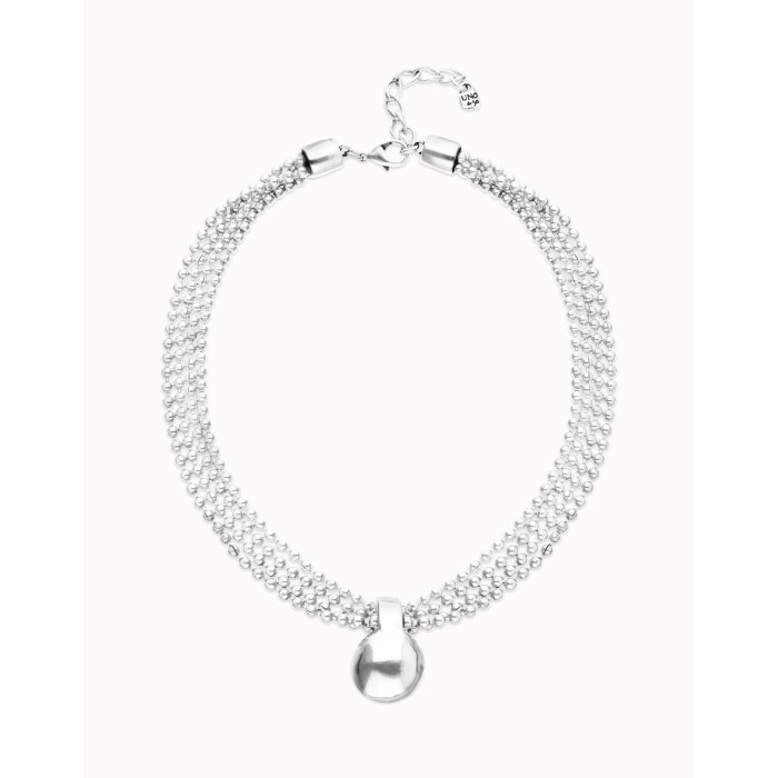 Collar Triple UNOde50 Gravedad Cadena y Bola...