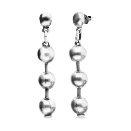 Pendientes UNOde50 Pálpito Bolas Baño Plata PEN1064MTL0000U