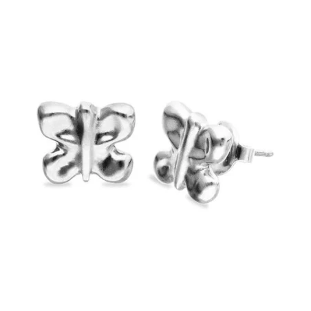 Pendientes UNOde50 Aleteo Mariposa Baño Plata PEN1067MTL0000U