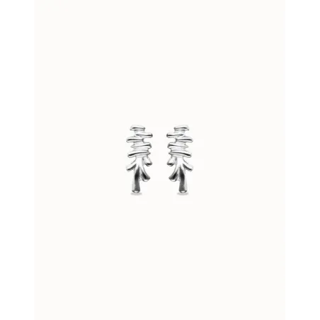 Pendientes UNOde50 Raíces Baño Plata PEN1070MTL0000U