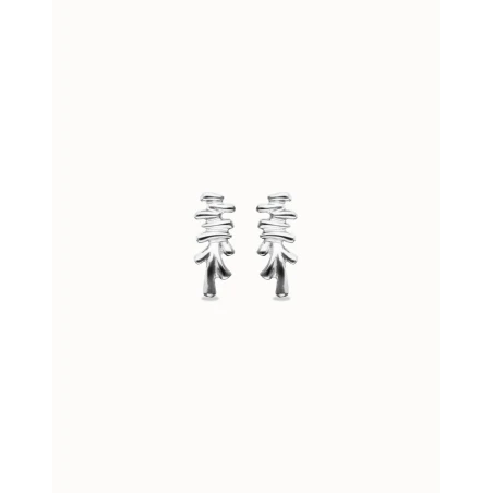 Pendientes UNOde50 Raíces Baño Plata PEN1070MTL0000U